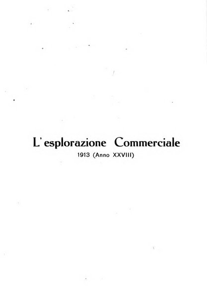 L'esplorazione commerciale giornale di viaggi e di geografia commerciale