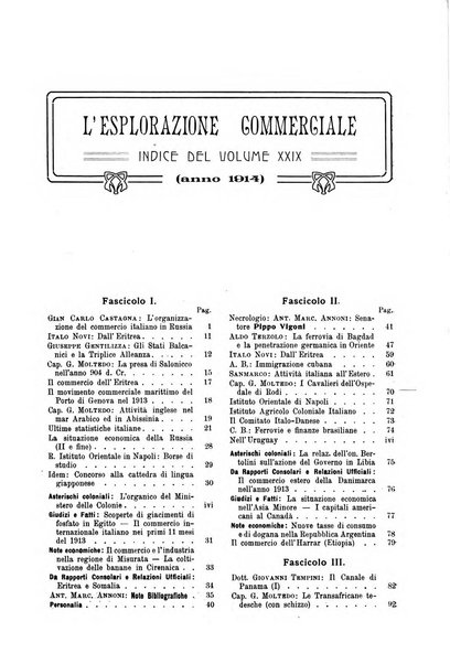 L'esplorazione commerciale giornale di viaggi e di geografia commerciale