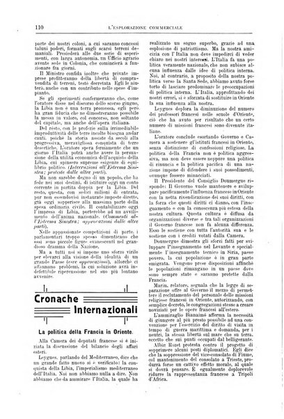 L'esplorazione commerciale giornale di viaggi e di geografia commerciale