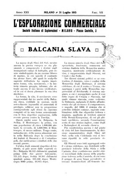 L'esplorazione commerciale giornale di viaggi e di geografia commerciale