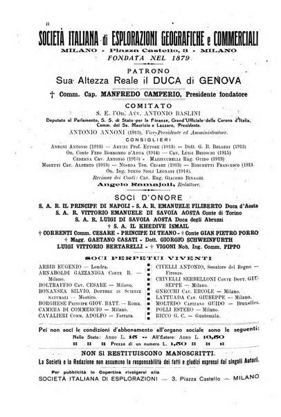 L'esplorazione commerciale giornale di viaggi e di geografia commerciale