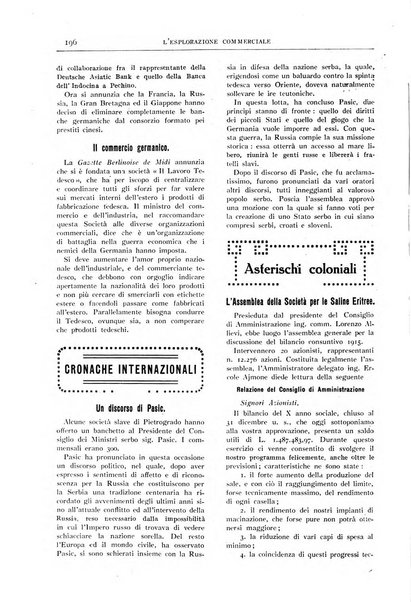 L'esplorazione commerciale giornale di viaggi e di geografia commerciale