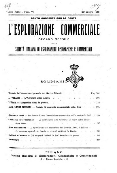 L'esplorazione commerciale giornale di viaggi e di geografia commerciale