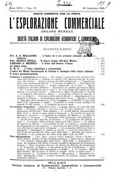 L'esplorazione commerciale giornale di viaggi e di geografia commerciale