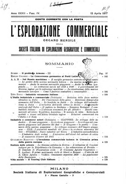 L'esplorazione commerciale giornale di viaggi e di geografia commerciale