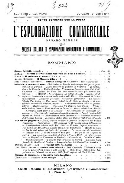 L'esplorazione commerciale giornale di viaggi e di geografia commerciale