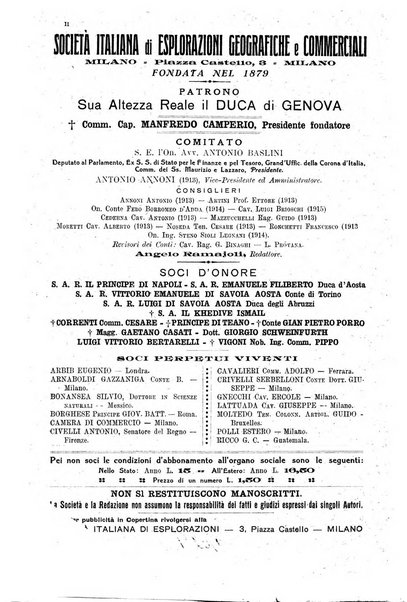 L'esplorazione commerciale giornale di viaggi e di geografia commerciale