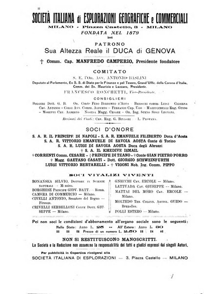 L'esplorazione commerciale giornale di viaggi e di geografia commerciale