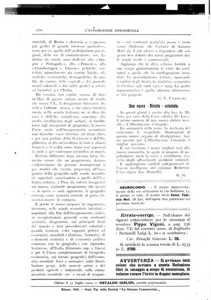 L'esplorazione commerciale giornale di viaggi e di geografia commerciale