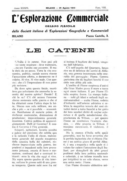 L'esplorazione commerciale giornale di viaggi e di geografia commerciale