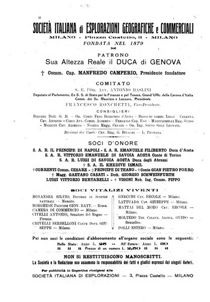 L'esplorazione commerciale giornale di viaggi e di geografia commerciale