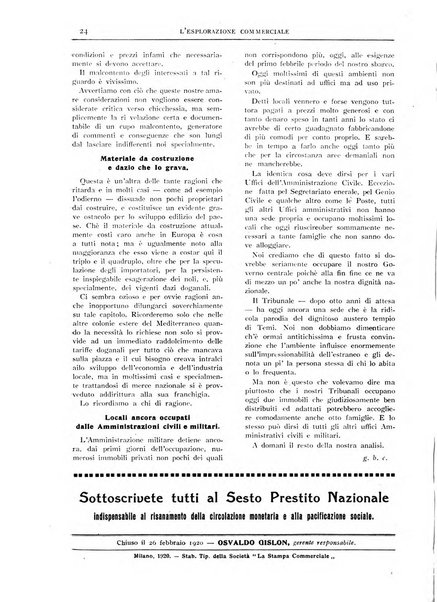 L'esplorazione commerciale giornale di viaggi e di geografia commerciale