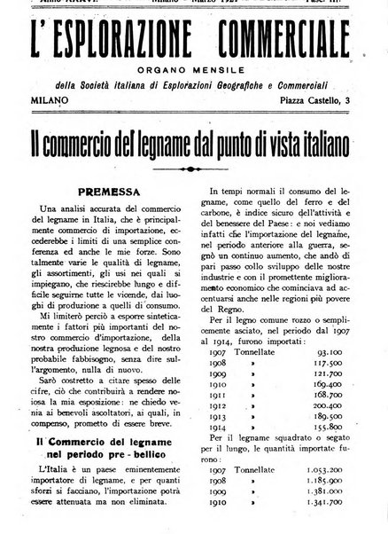 L'esplorazione commerciale giornale di viaggi e di geografia commerciale