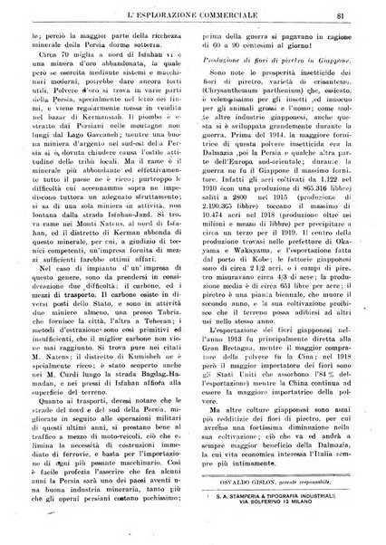 L'esplorazione commerciale giornale di viaggi e di geografia commerciale