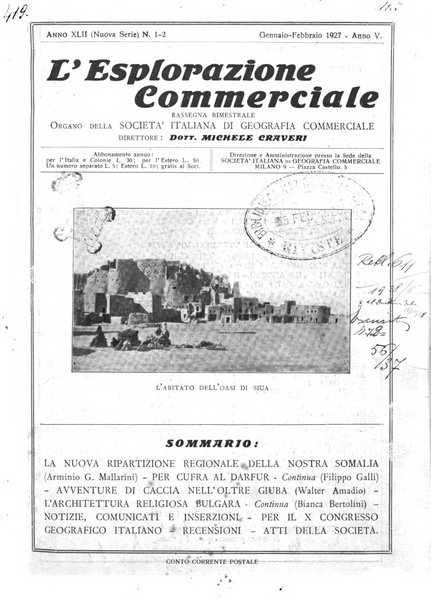 L'esplorazione commerciale giornale di viaggi e di geografia commerciale