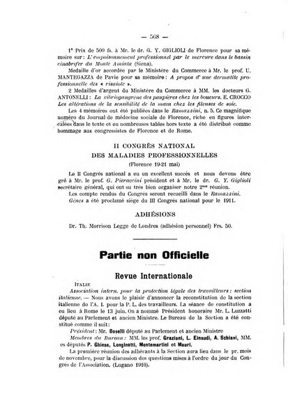 Il Ramazzini giornale italiano di medicina sociale