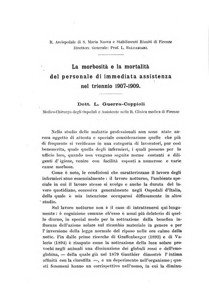 Il Ramazzini giornale italiano di medicina sociale