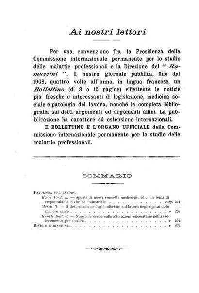 Il Ramazzini giornale italiano di medicina sociale