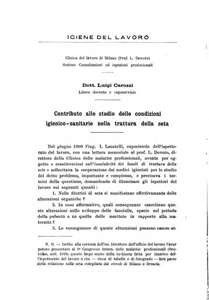 Il Ramazzini giornale italiano di medicina sociale