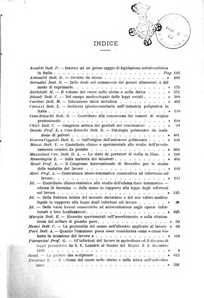 Il Ramazzini giornale italiano di medicina sociale