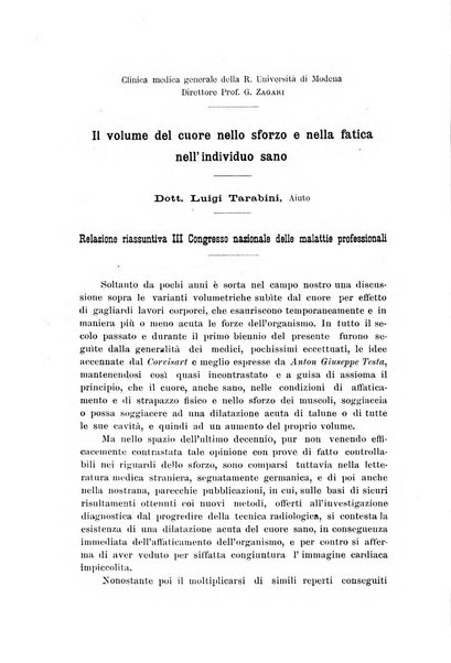 Il Ramazzini giornale italiano di medicina sociale