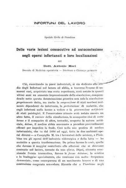 Il Ramazzini giornale italiano di medicina sociale