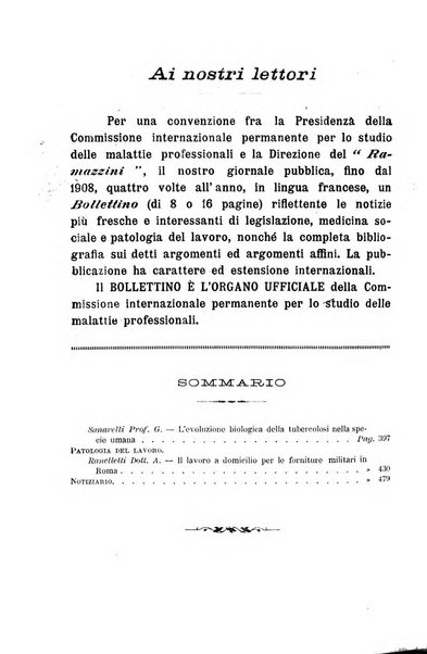 Il Ramazzini giornale italiano di medicina sociale