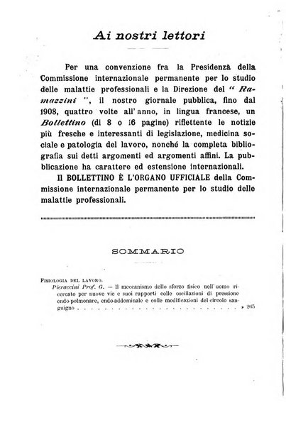 Il Ramazzini giornale italiano di medicina sociale