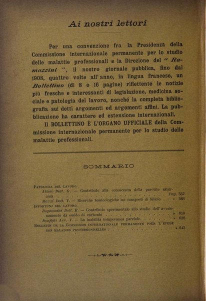 Il Ramazzini giornale italiano di medicina sociale