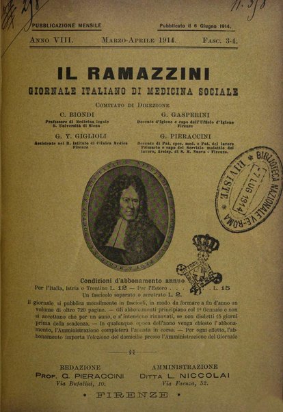 Il Ramazzini giornale italiano di medicina sociale