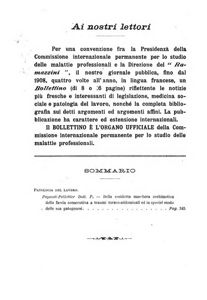 Il Ramazzini giornale italiano di medicina sociale