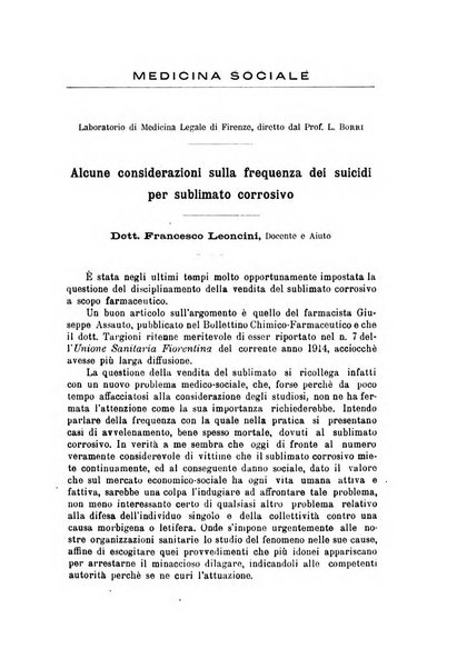 Il Ramazzini giornale italiano di medicina sociale