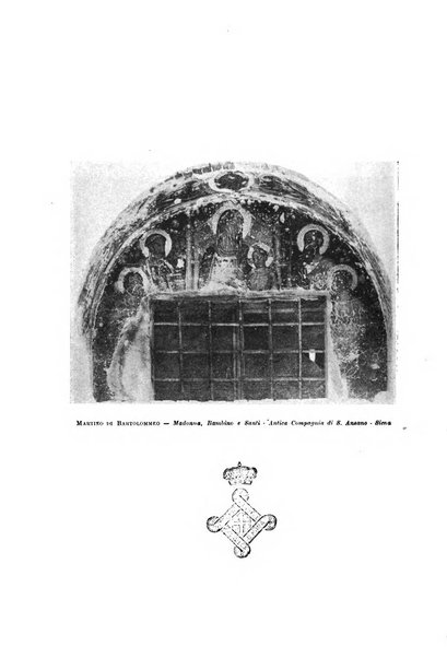 Rassegna d'arte senese bullettino della Società degli amici dei monumenti