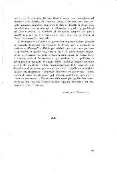 Rassegna marchigiana per le arti figurative, le bellezze naturali, la musica