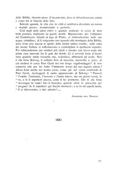 Rassegna marchigiana per le arti figurative, le bellezze naturali, la musica