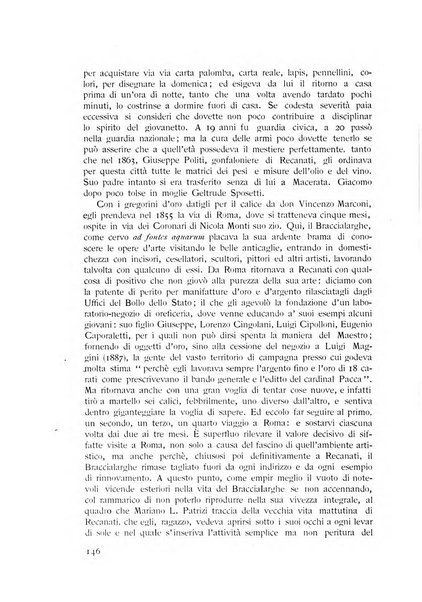 Rassegna marchigiana per le arti figurative, le bellezze naturali, la musica