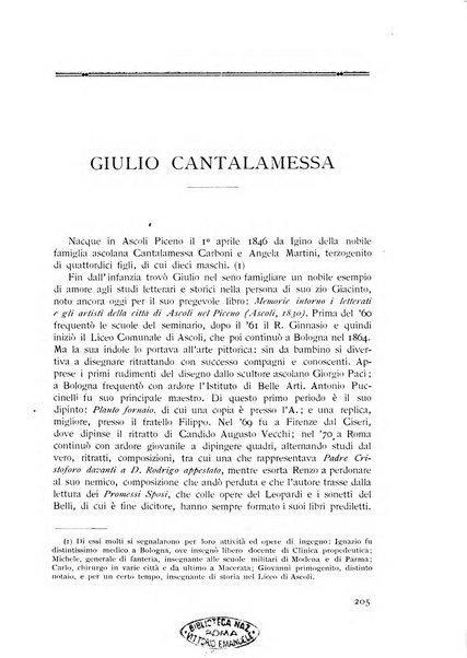 Rassegna marchigiana per le arti figurative, le bellezze naturali, la musica