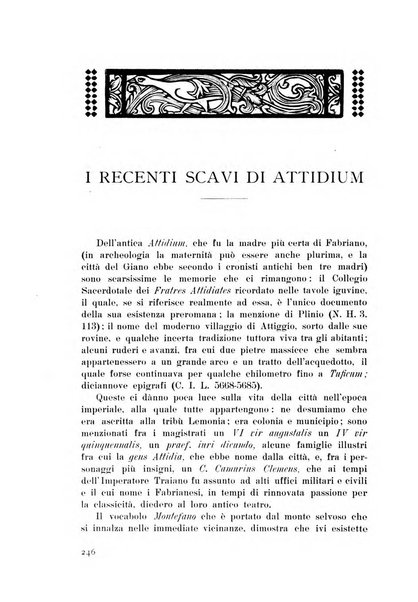 Rassegna marchigiana per le arti figurative, le bellezze naturali, la musica