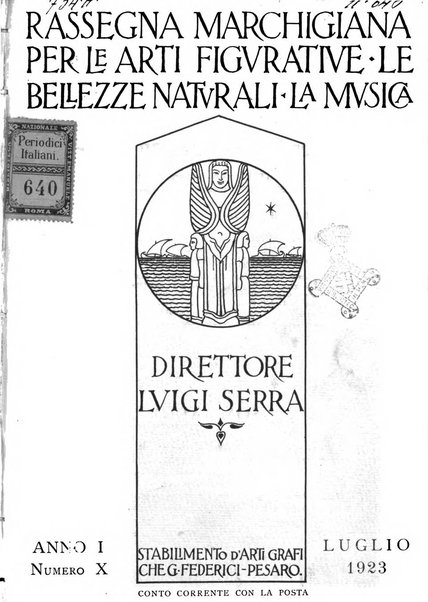 Rassegna marchigiana per le arti figurative, le bellezze naturali, la musica