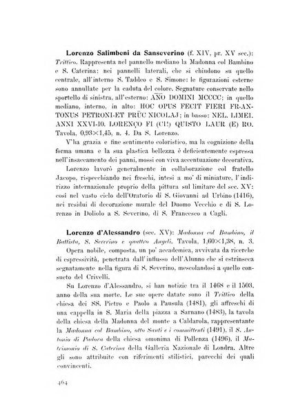 Rassegna marchigiana per le arti figurative, le bellezze naturali, la musica