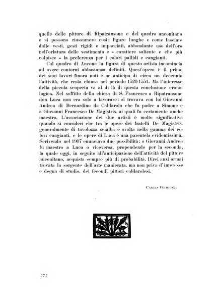 Rassegna marchigiana per le arti figurative, le bellezze naturali, la musica