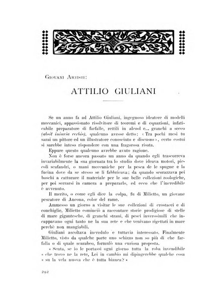 Rassegna marchigiana per le arti figurative, le bellezze naturali, la musica