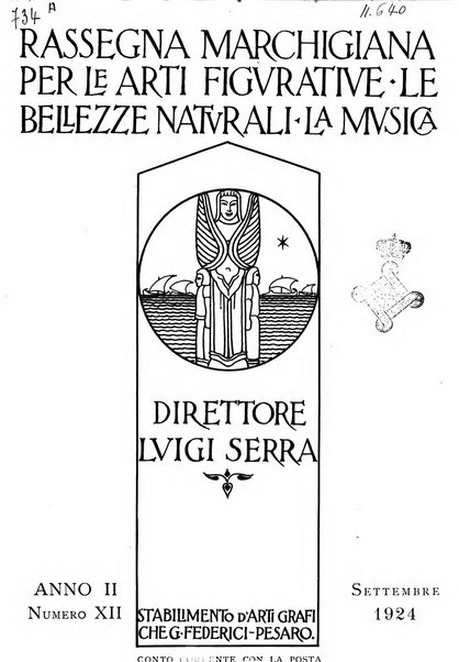 Rassegna marchigiana per le arti figurative, le bellezze naturali, la musica