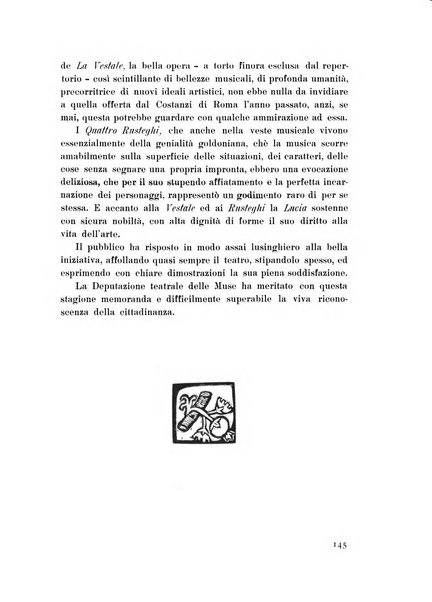 Rassegna marchigiana per le arti figurative, le bellezze naturali, la musica