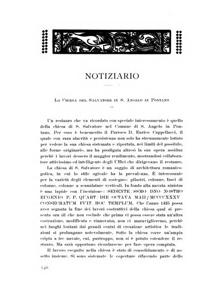 Rassegna marchigiana per le arti figurative, le bellezze naturali, la musica