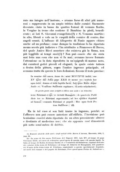 Rassegna marchigiana per le arti figurative, le bellezze naturali, la musica