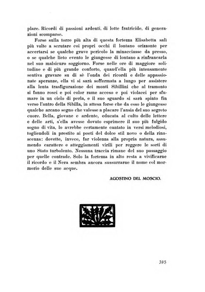 Rassegna marchigiana per le arti figurative, le bellezze naturali, la musica