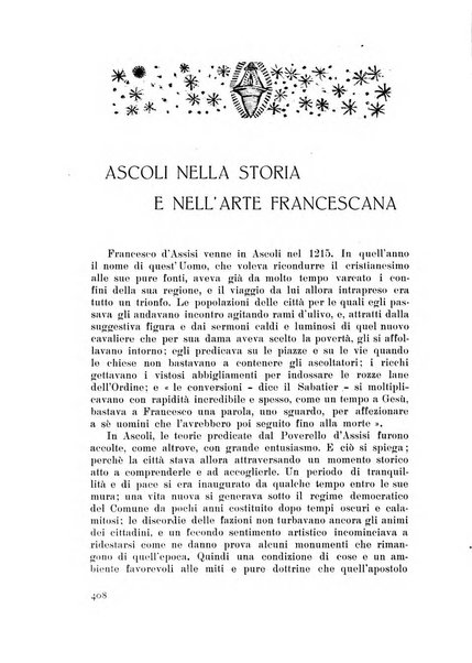 Rassegna marchigiana per le arti figurative, le bellezze naturali, la musica