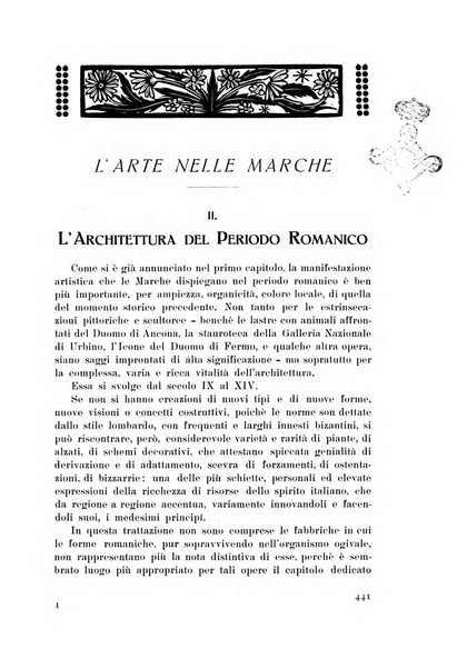 Rassegna marchigiana per le arti figurative, le bellezze naturali, la musica