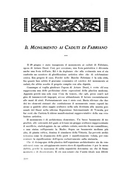 Rassegna marchigiana per le arti figurative, le bellezze naturali, la musica